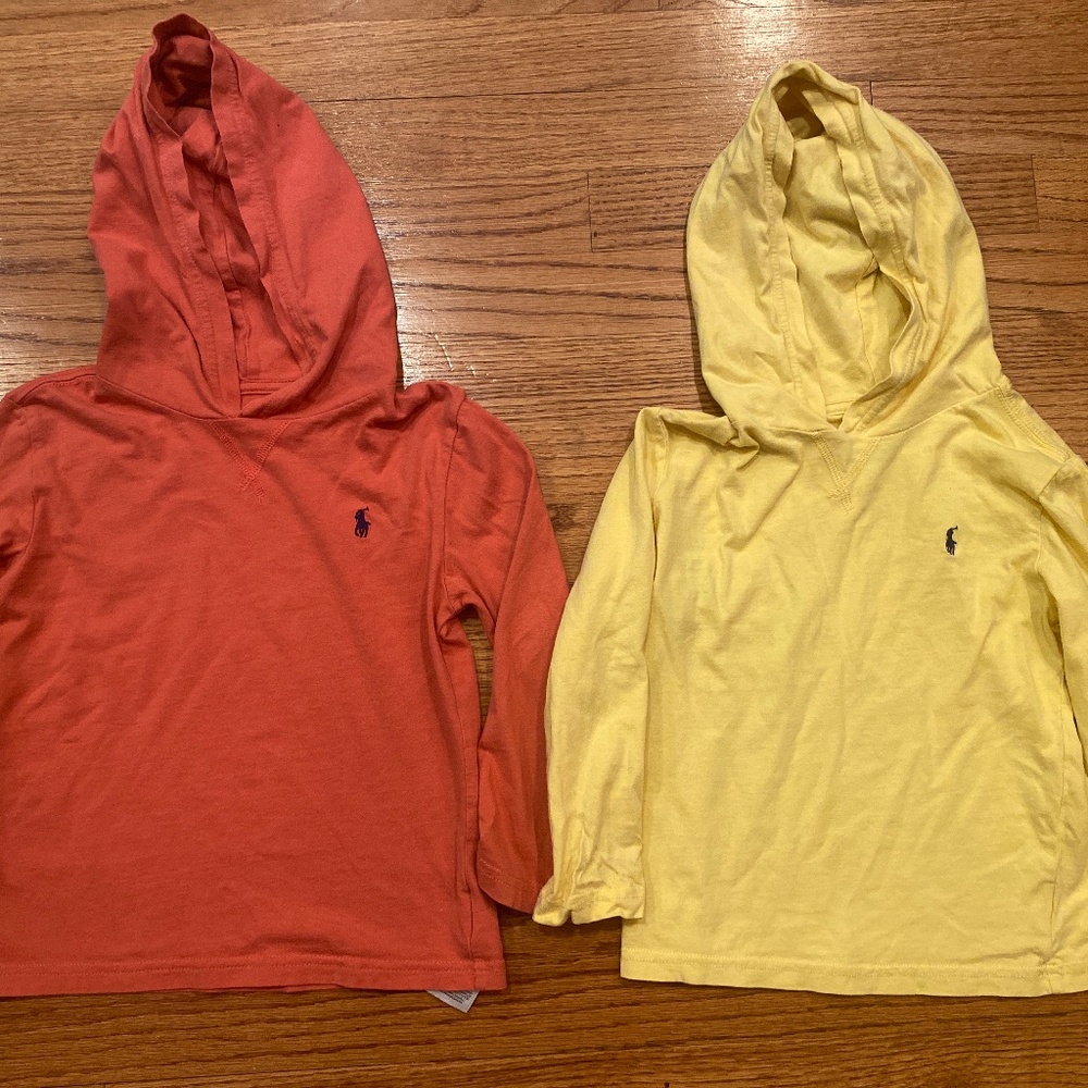 Ralph Lauren Polo Boys Hooded Shirt SET Size 5